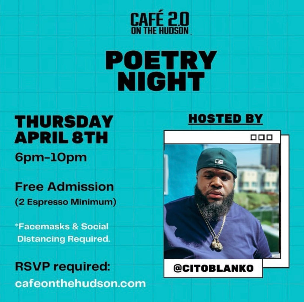 Poetry Night This Thursday @Cafe2.0yonkers Hosted by @Citoblanko